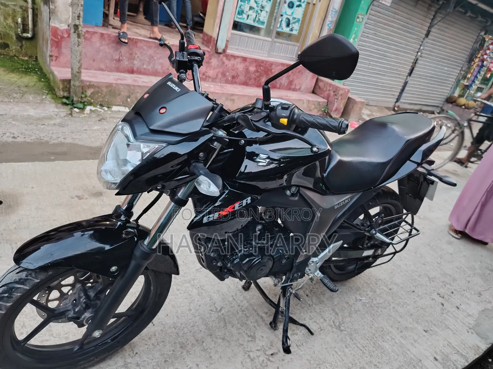 New Suzuki Gixxer Monotone 2025 Black
