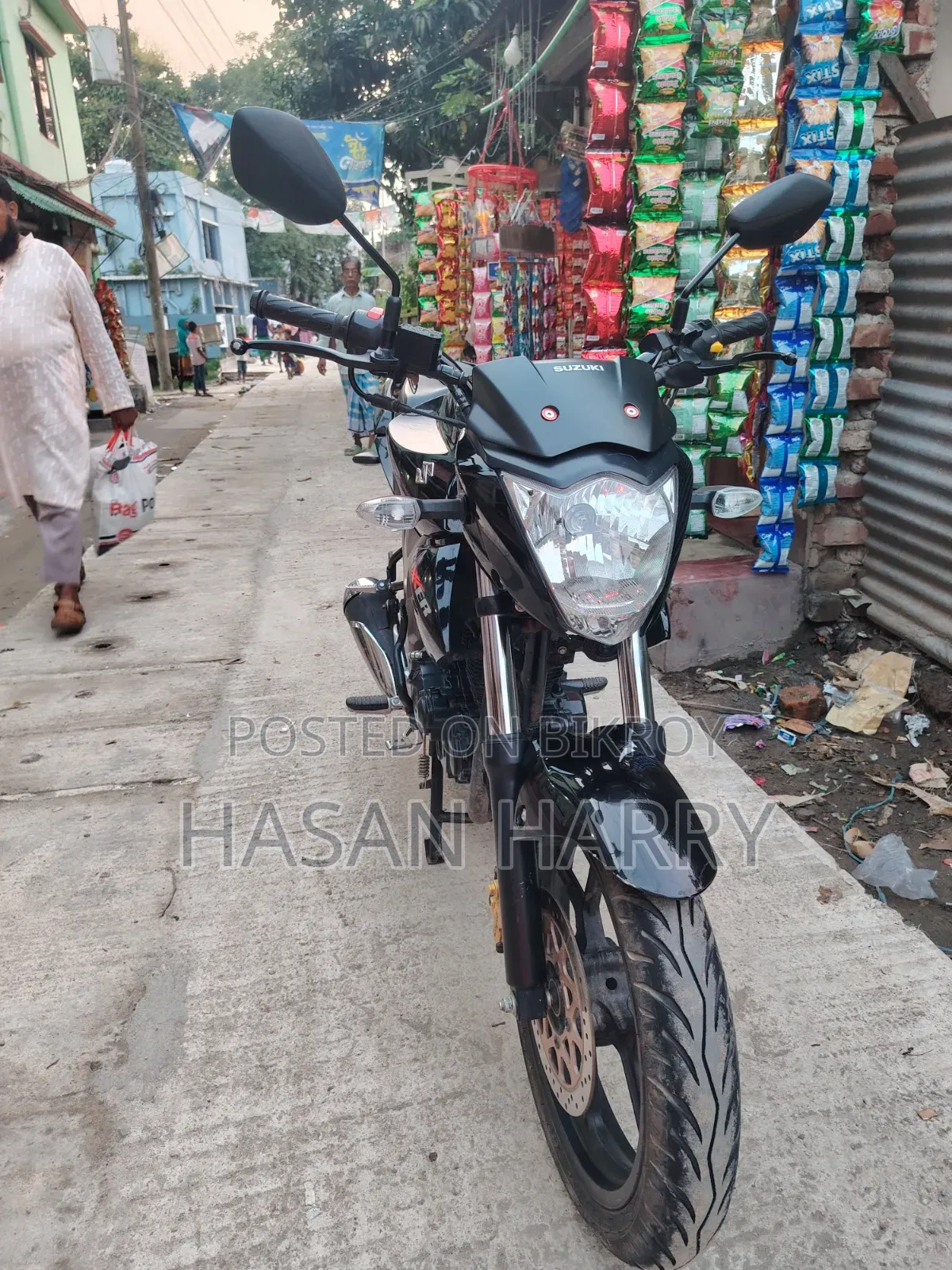 New Suzuki Gixxer Monotone 2025 Black