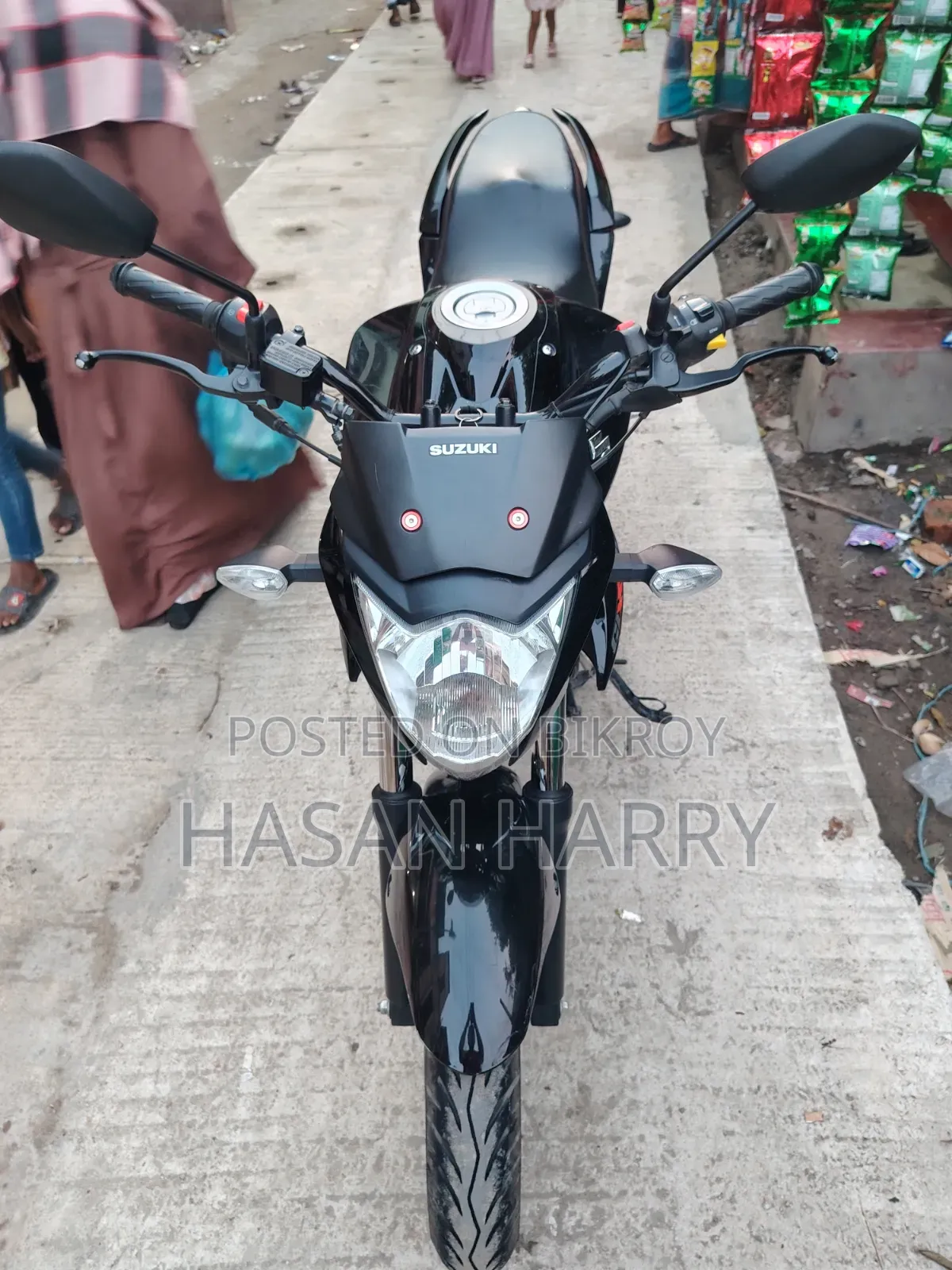 New Suzuki Gixxer Monotone 2025 Black