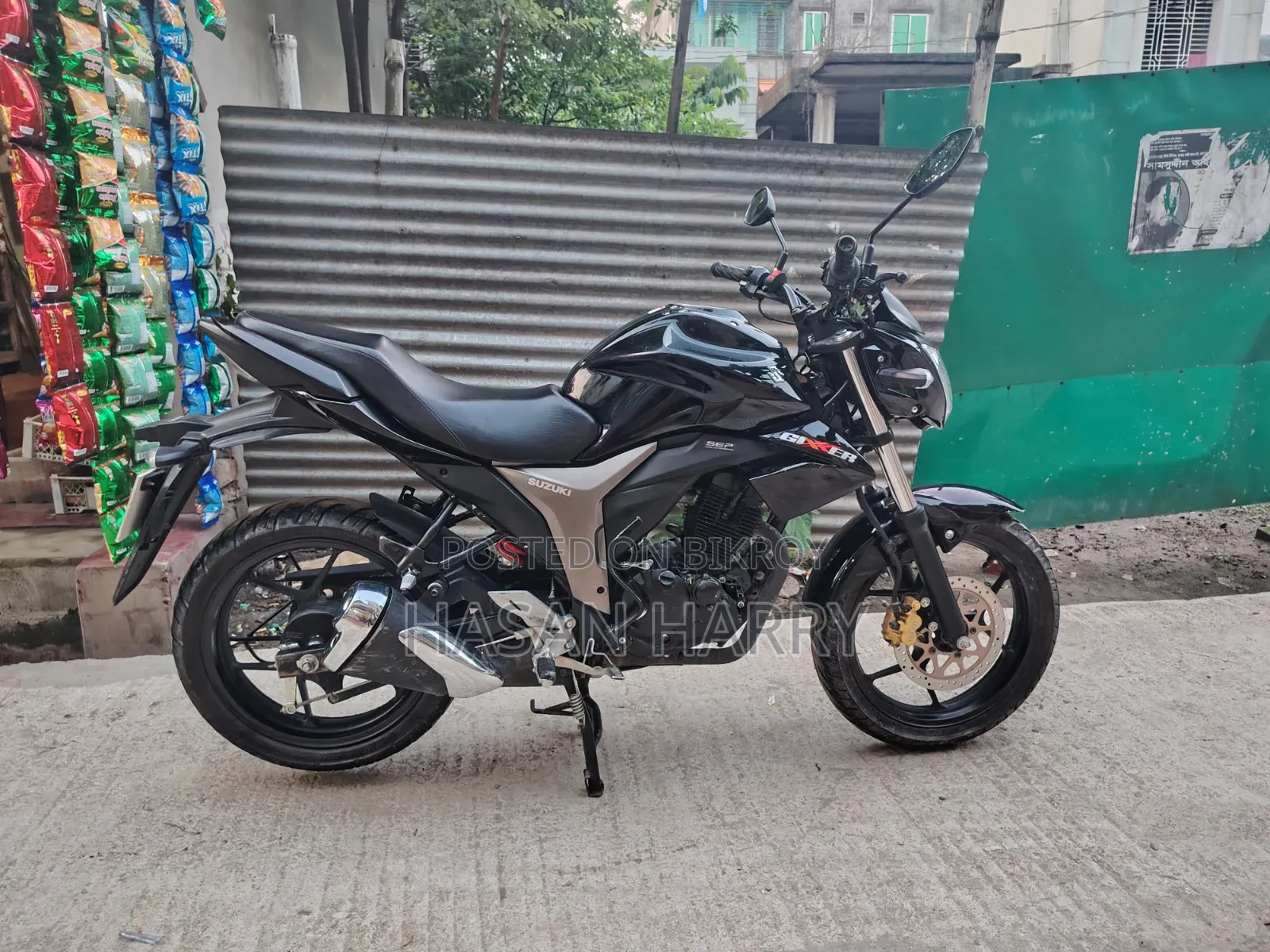 New Suzuki Gixxer Monotone 2025 Black