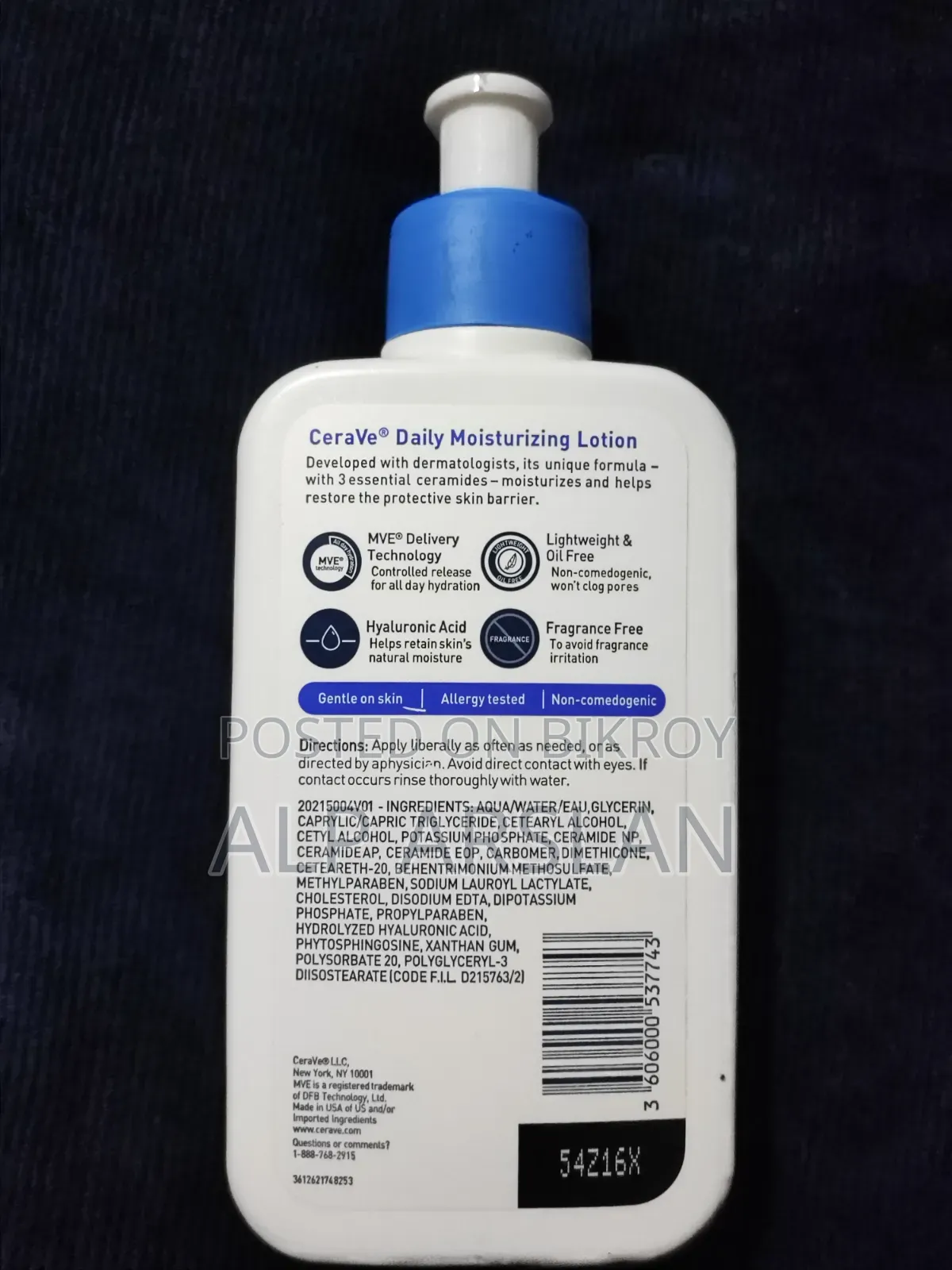 Cerave Daily Moisturizing Lotion
