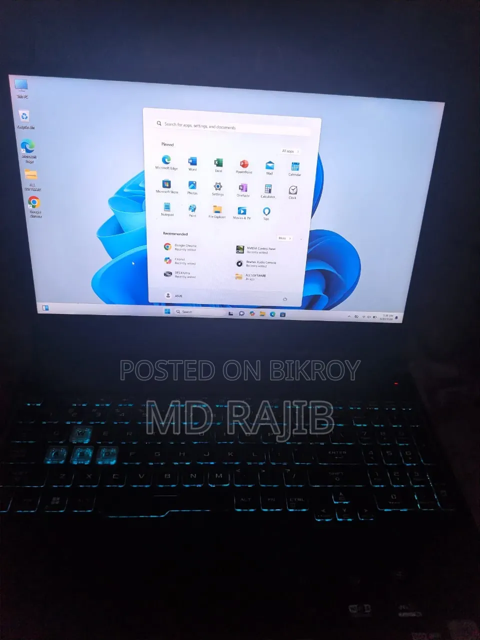 Laptop Asus TUF Gaming A15 16GB Intel Core I5 SSD 512GB