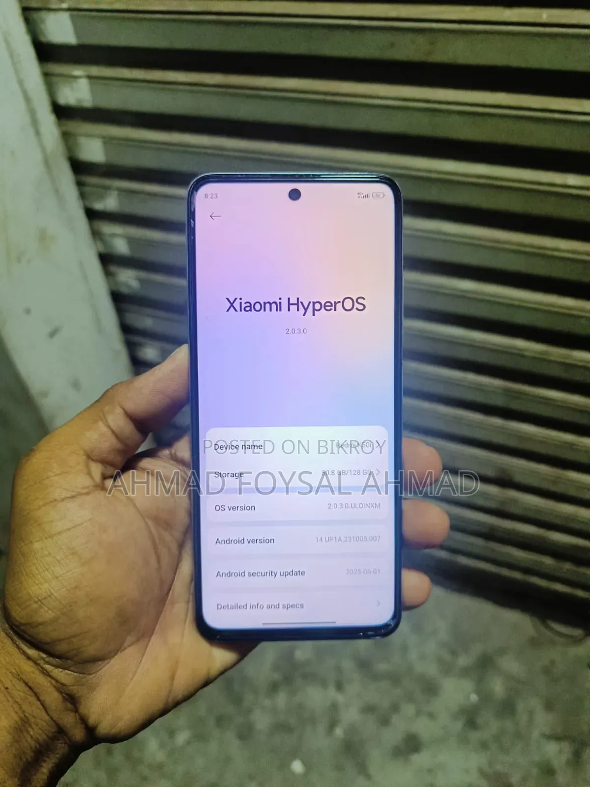 Xiaomi Redmi K50i 128 GB Gray