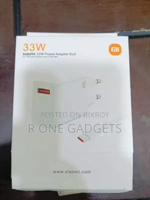 Xiaomi 33 Watt Turbo Nano Percentage Charger