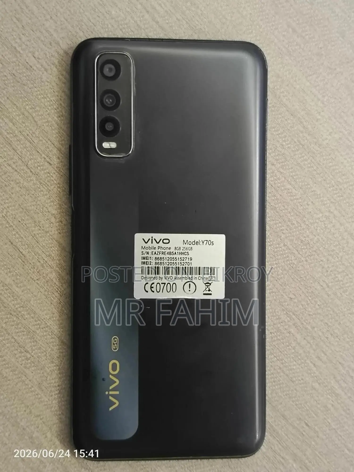 Vivo S1 Pro 256 GB Black