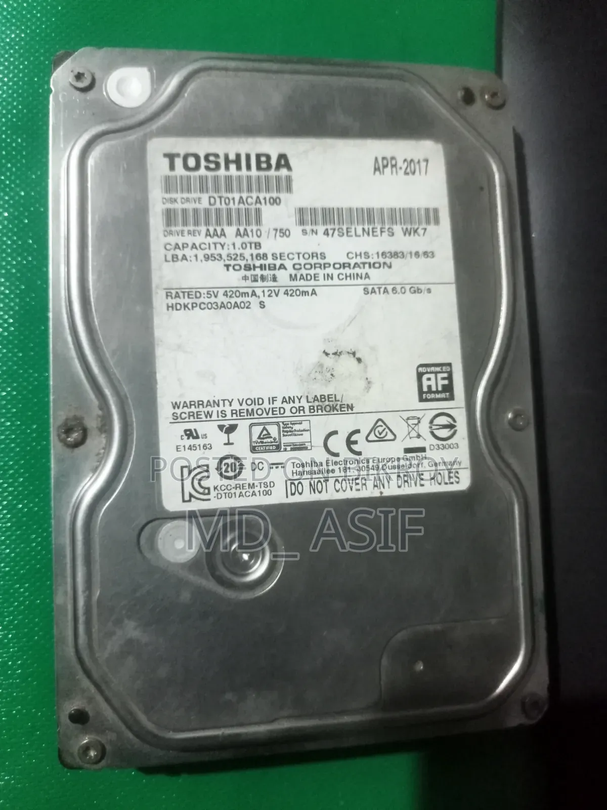 Hard Disk for Sale