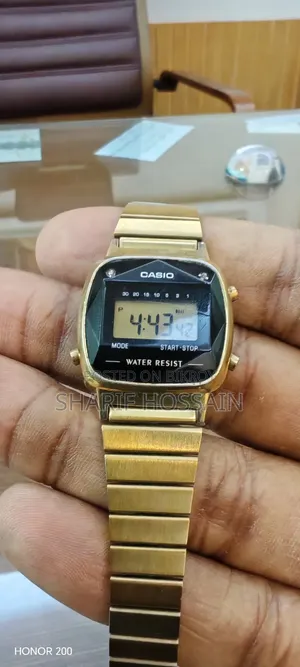 Casio Vintage La670w Gold Ladies Digital Watch