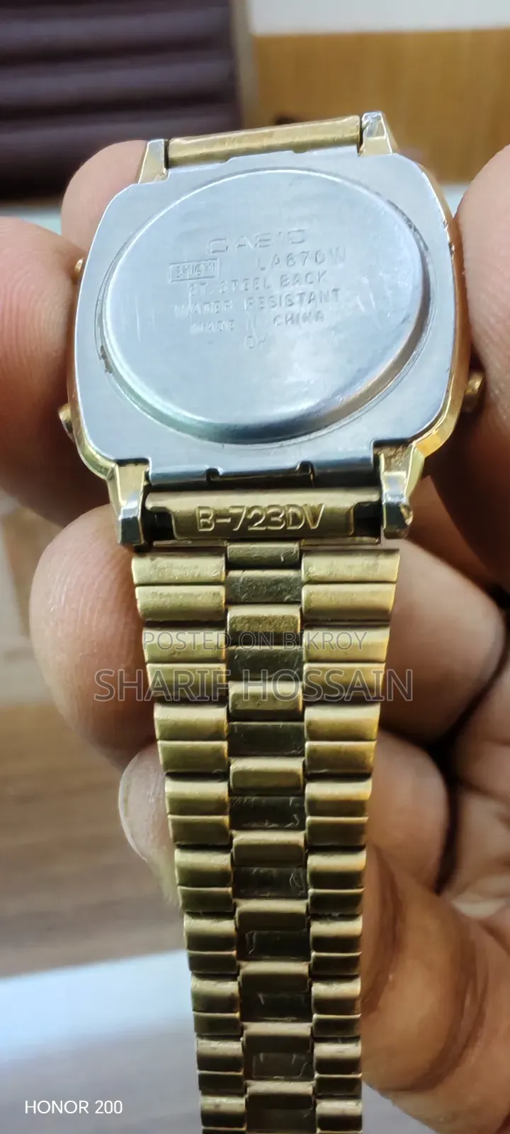 Casio Vintage La670w Gold Ladies Digital Watch