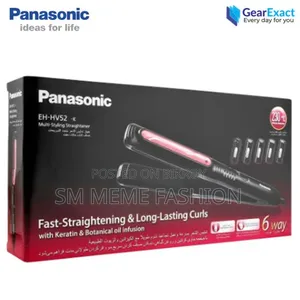 Panasonic Eh-hv52 Multi-styling Hair Straightener 2-in-1 For Both