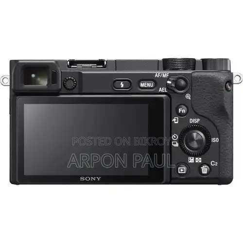 Sony Alpha A6400 মিররলেস ডিজিটাল ক্যামেরা (শুধুমাত্র বডি)