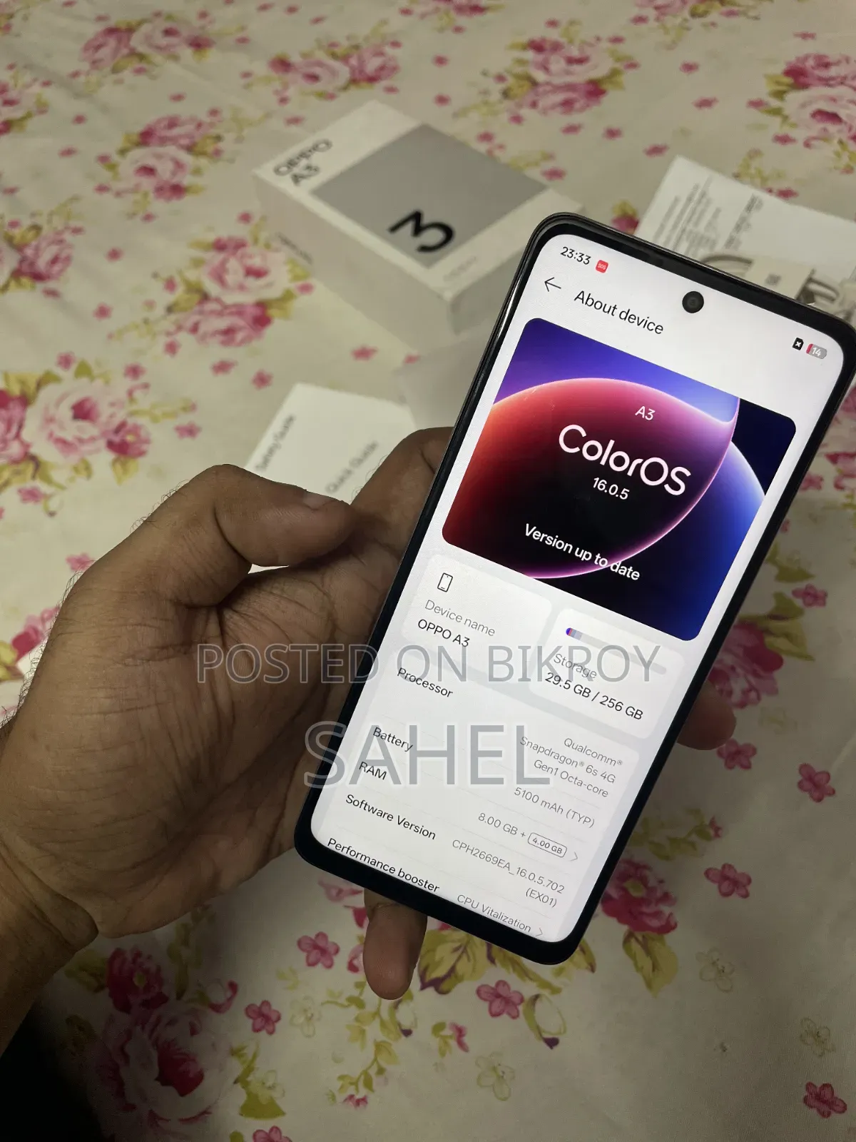Oppo A3 256 GB White