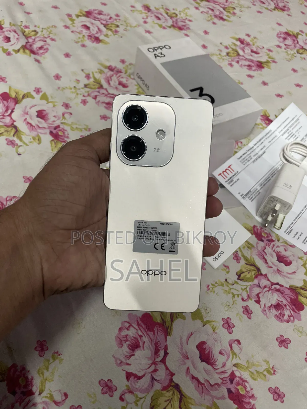Oppo A3 256 GB White