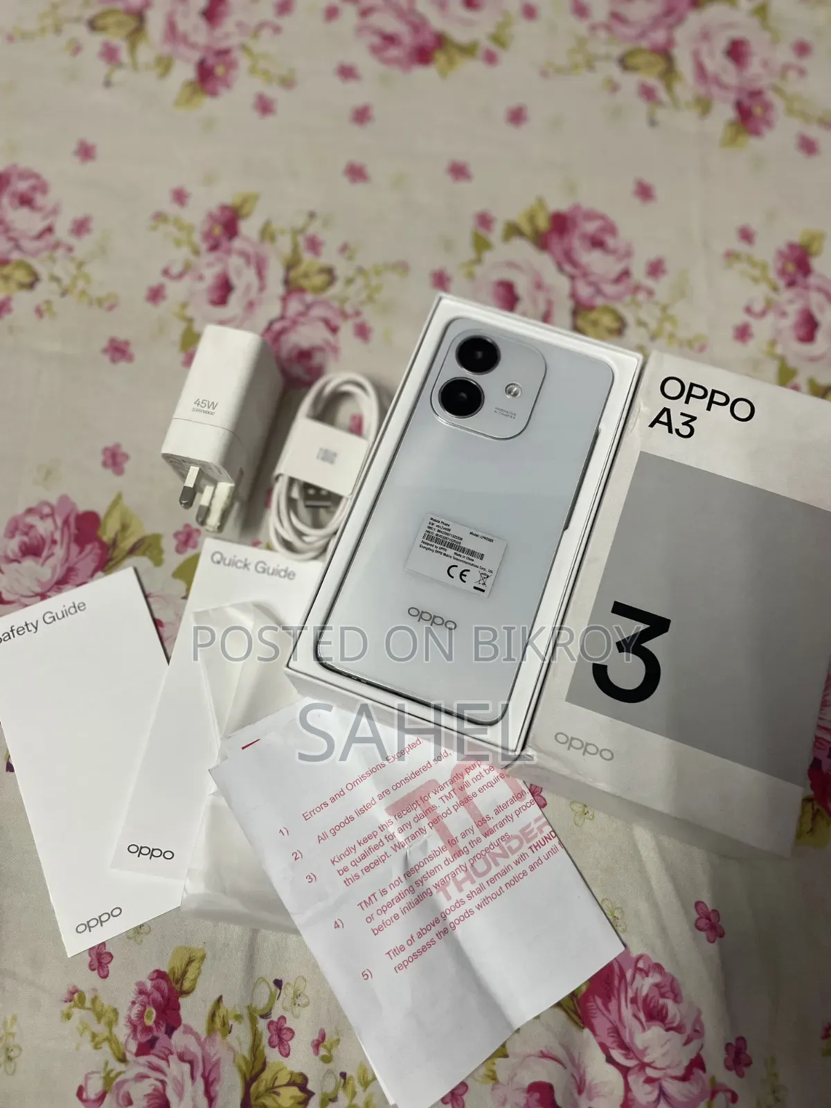 Oppo A3 256 GB White