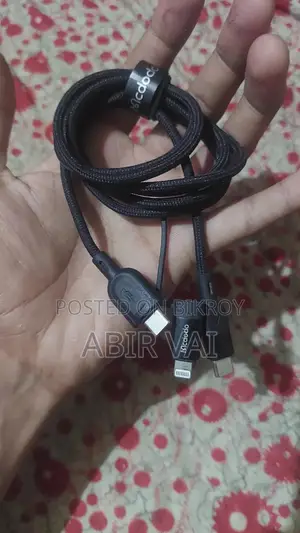 Mcdodo 3 In 2 USB Type-C to Type-C iPhone Charger Cable Full Fresh