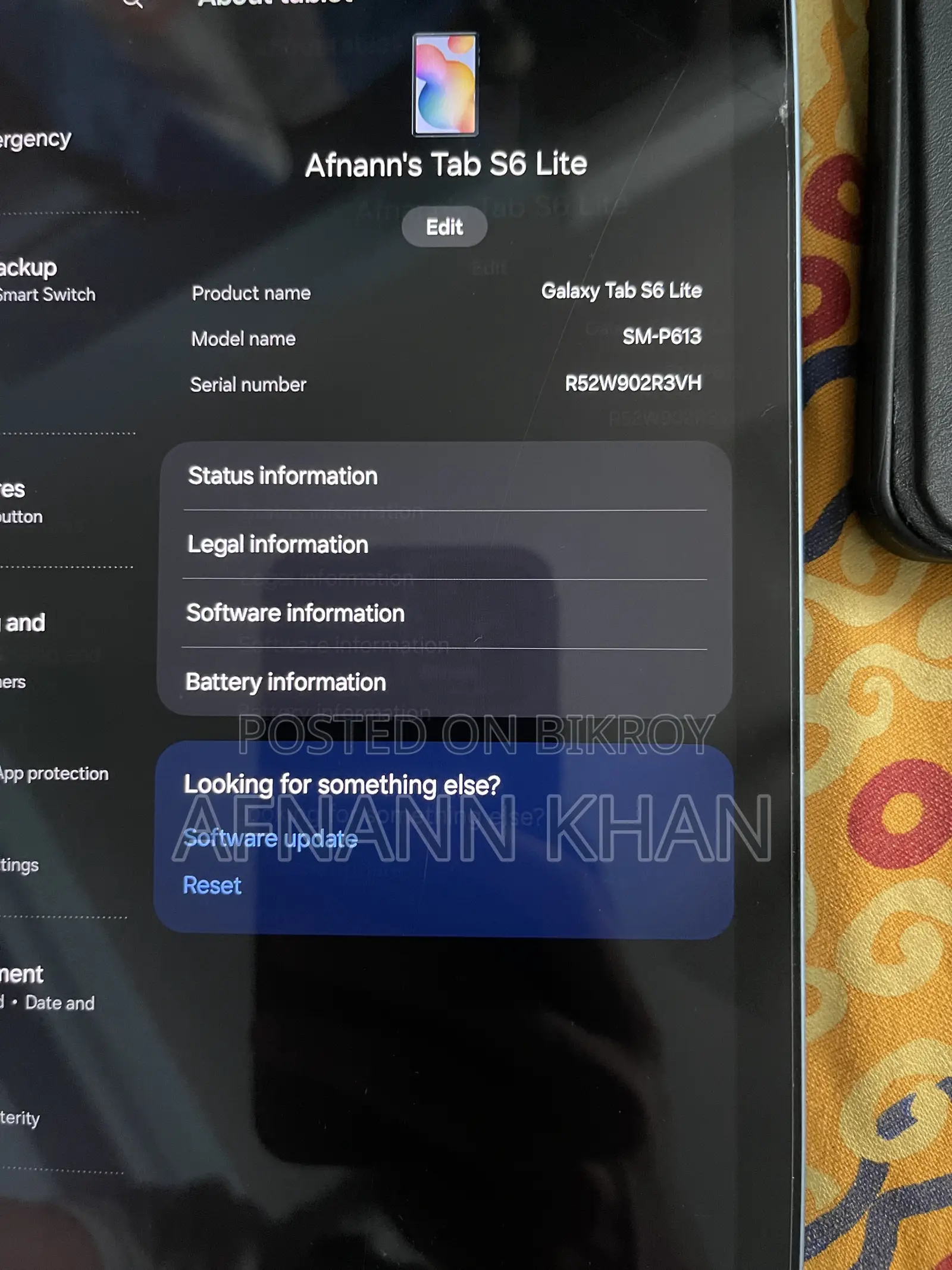 Samsung Galaxy Tab S6 Lite 64 GB Blue