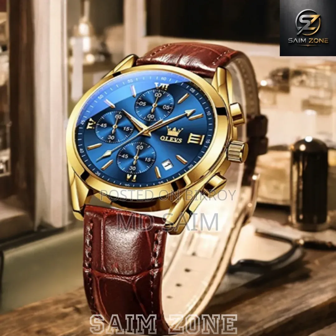 Olevs 5610 New Luxury Fashion Glass Quartz Analog Watch-Water Resistant