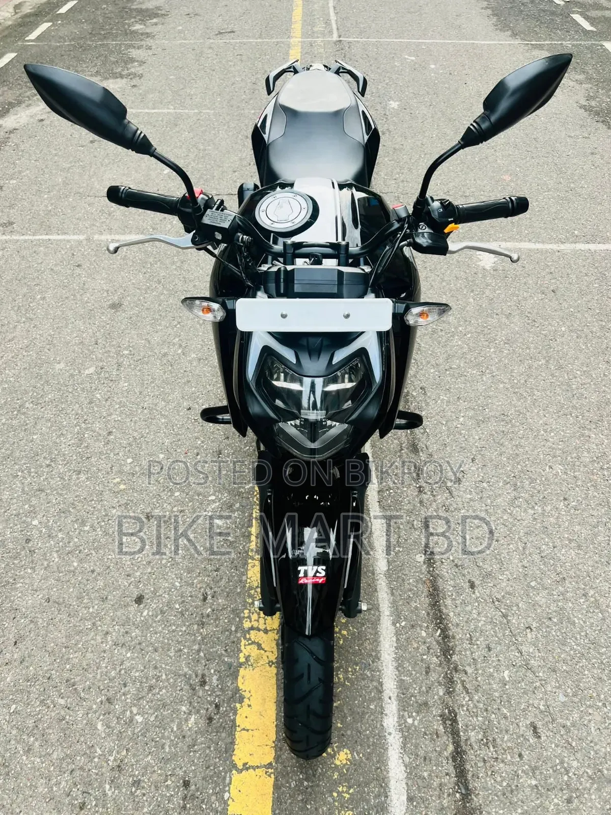 TVS Apache RTR 160 4V 2024 Black