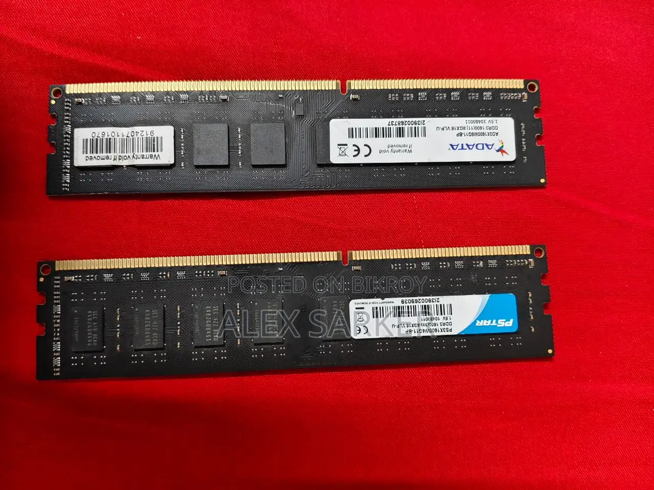 4GB And 8GB DDR3 RAM