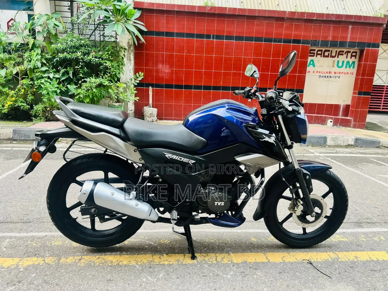 টিভিএস রাইডার ১২৫ ২০২৩ ব্লু