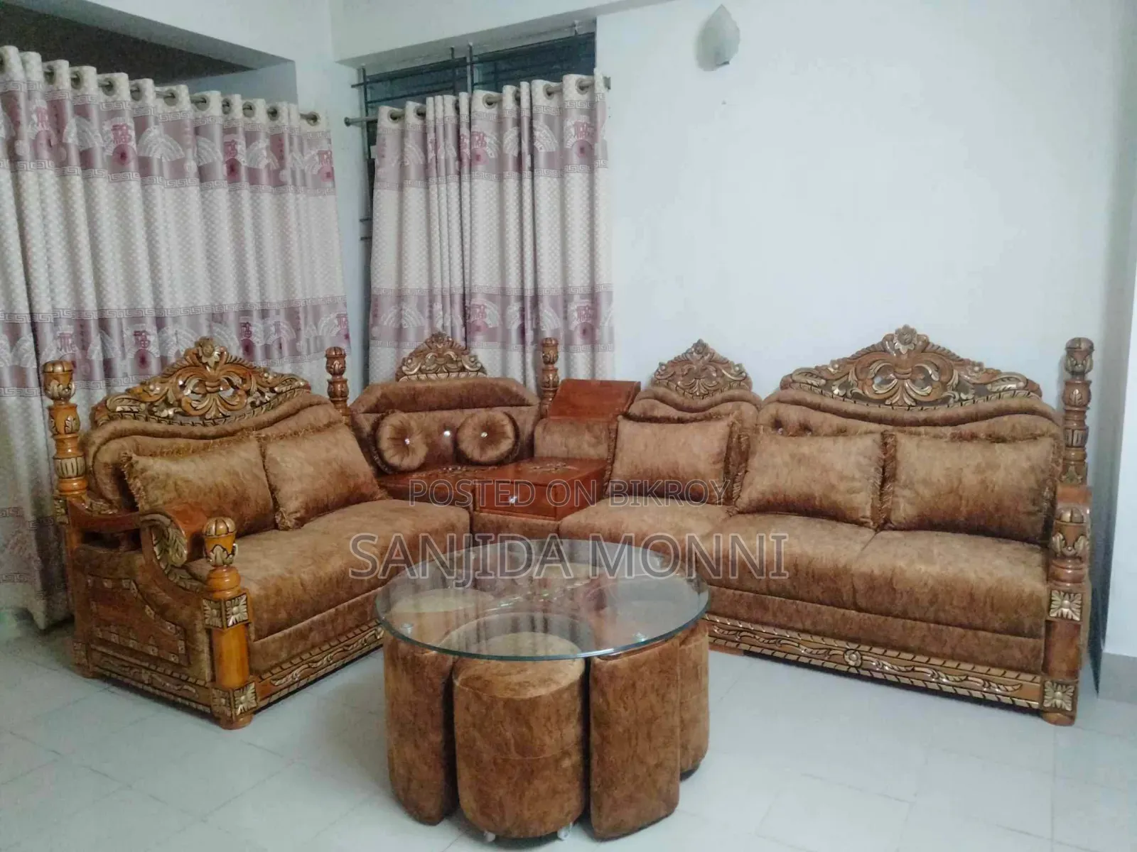 L-Shape Corner Sofa with Table for Urgent Sale