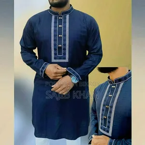 Soft Cotton Embroidery Panjabi