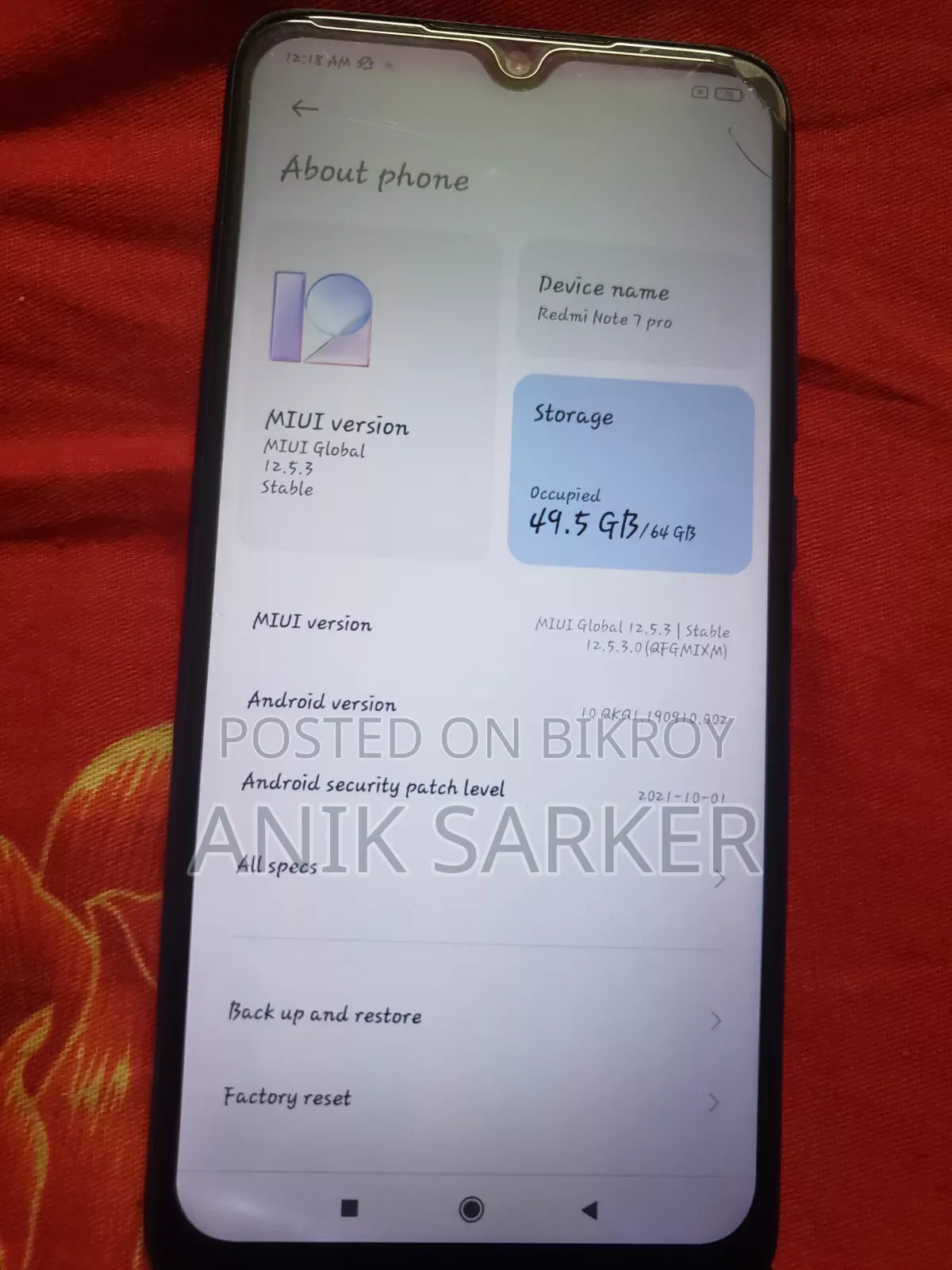 Xiaomi Redmi Note 7 Pro 64 GB Blue