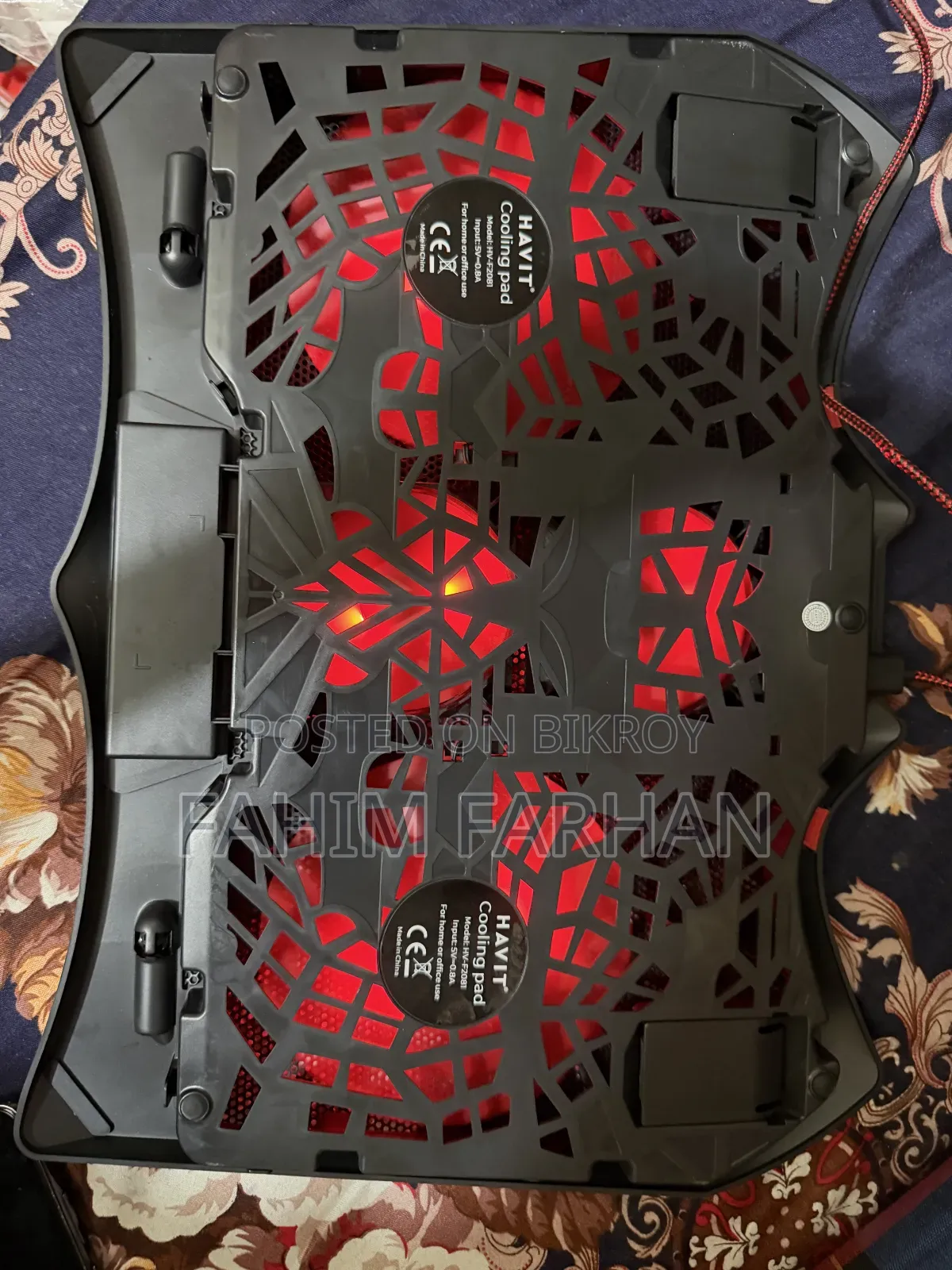Havit F2081 Gaming Laptop Cooling Pad