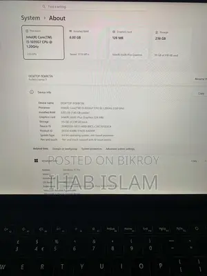 Laptop Microsoft Surface Laptop 3 8GB Intel Core i5 SSD 256GB