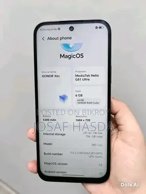 Honor X6C 128 GB Black