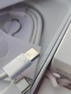 Apple 40w Original Adapter iPhone 16 Pro Max Box Pulled Cable