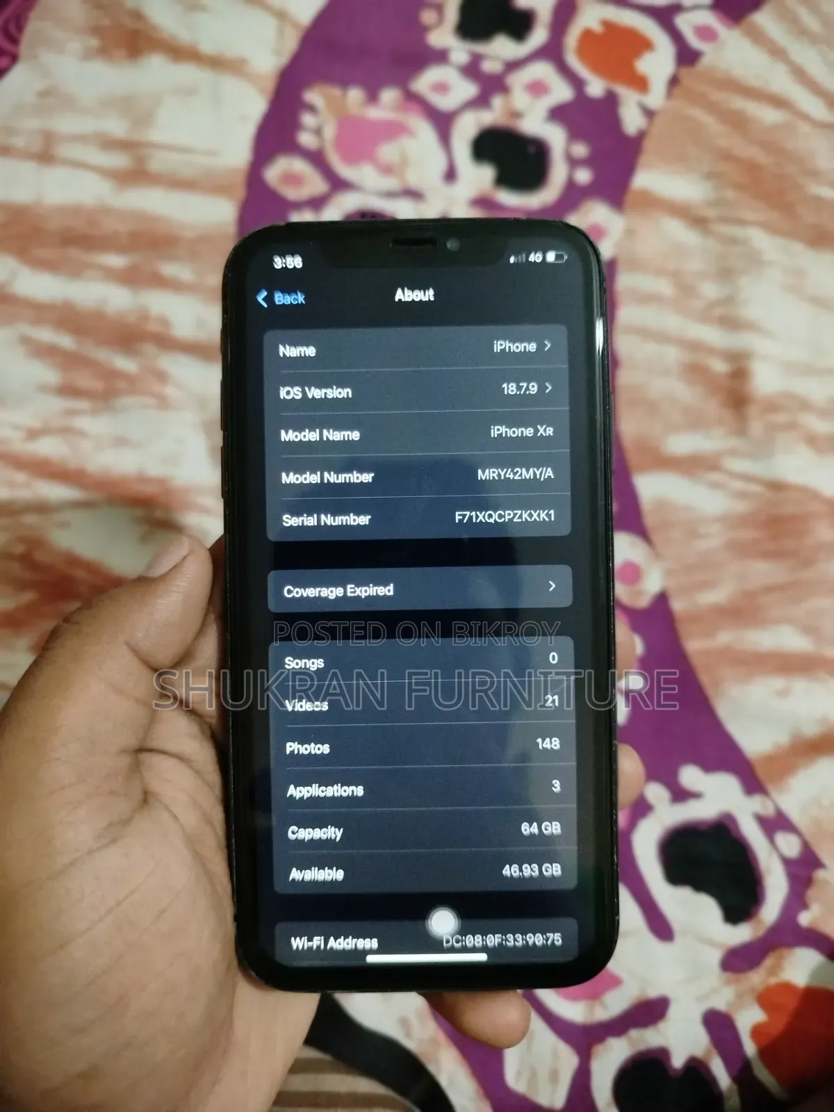 Apple iPhone XR 64 GB Black