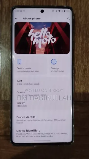 Motorola Edge 50 Fusion 256 GB Green
