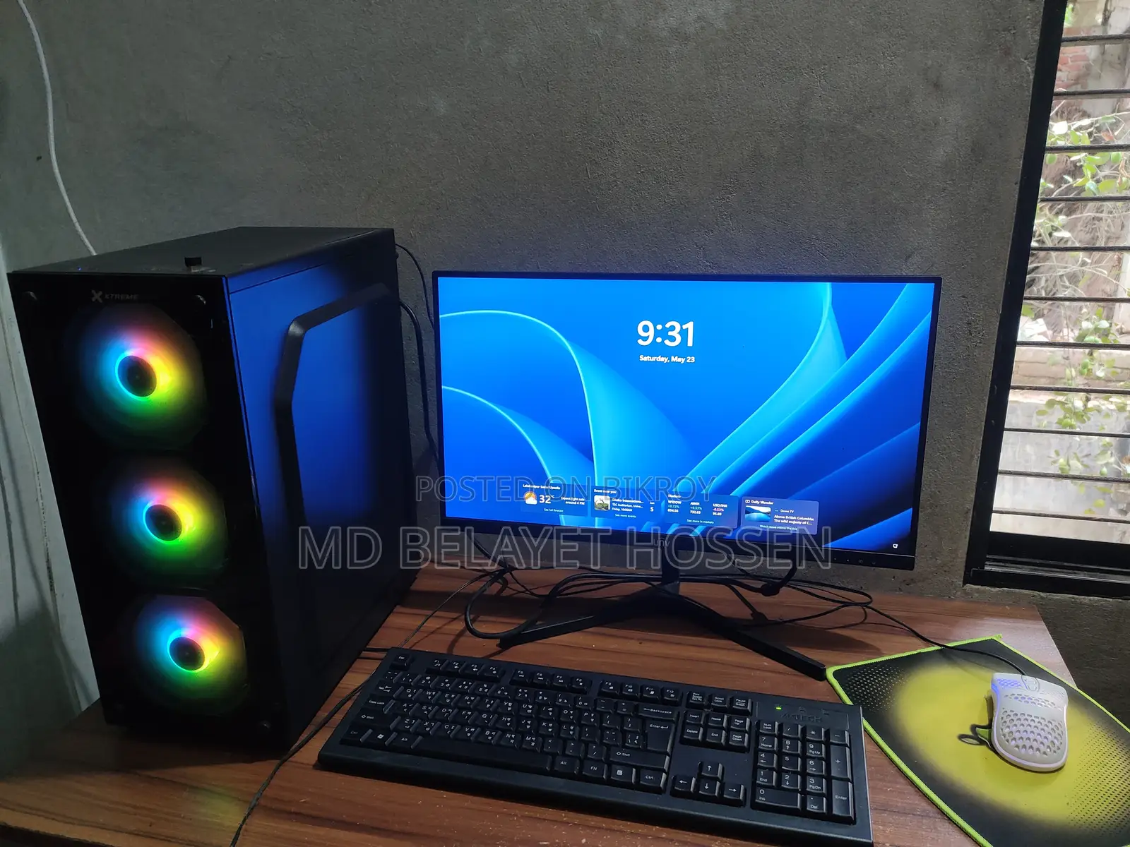 Desktop Computer MSI model 8GB Intel Core i5 SSD 512GB