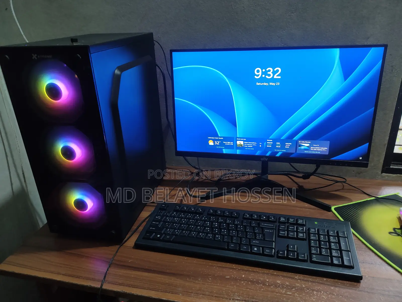 Desktop Computer MSI model 8GB Intel Core i5 SSD 512GB