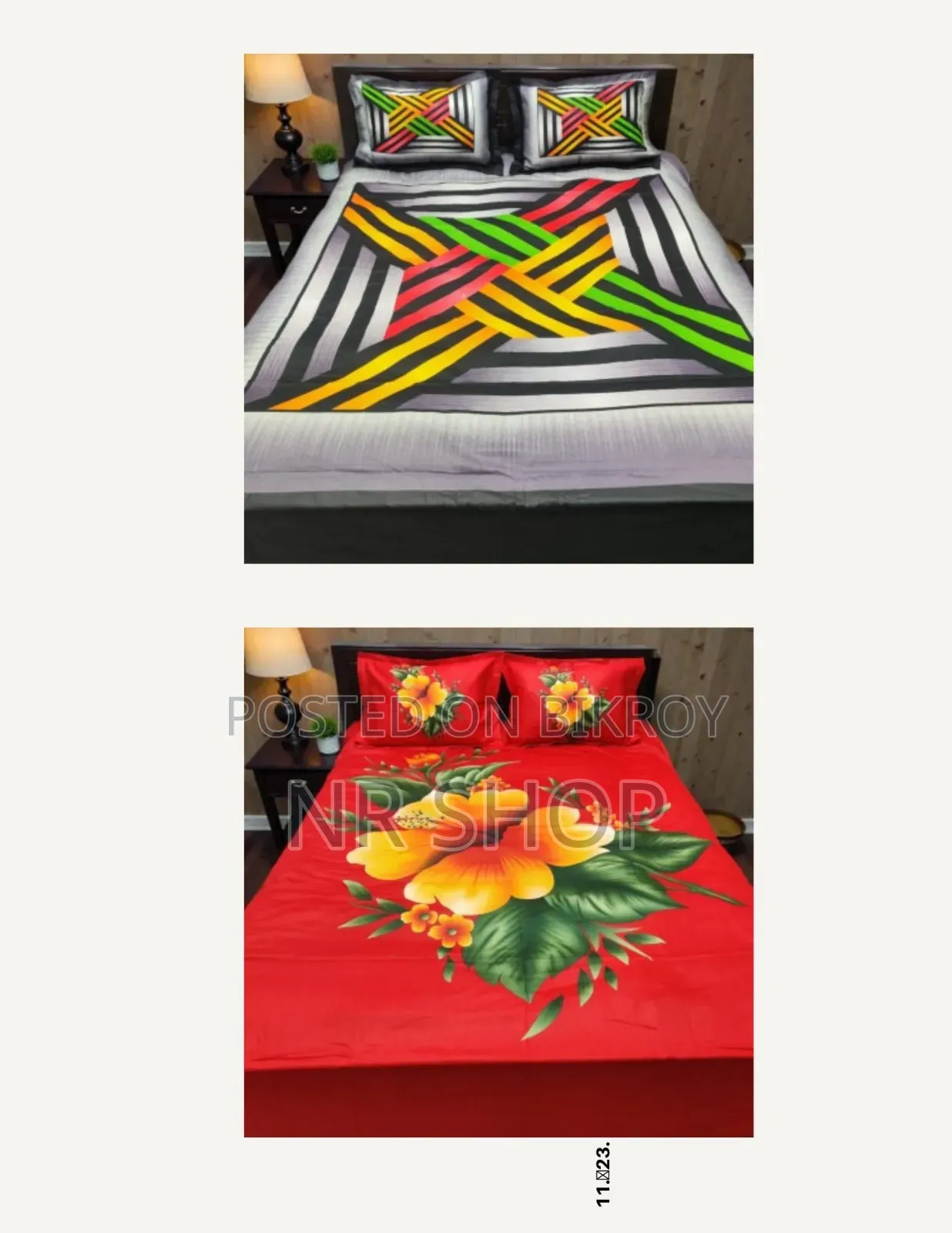 Panel Cotton Bed-sheet -1