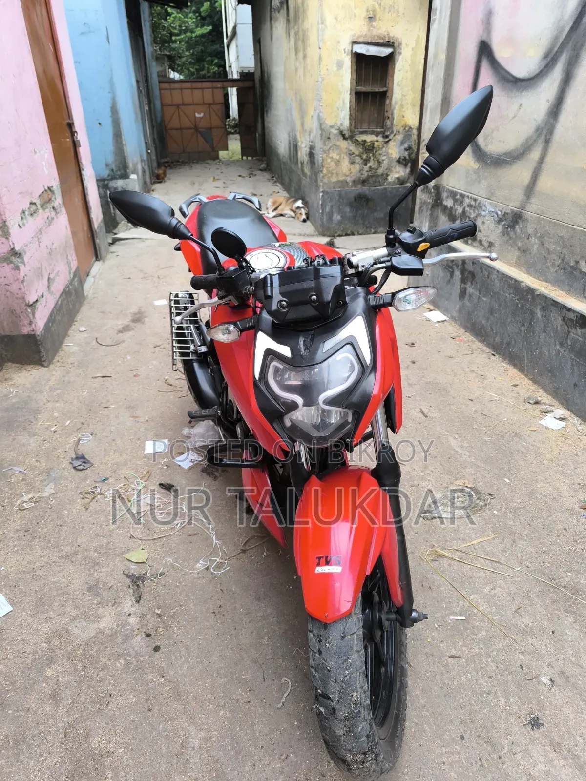TVS Apache 160 4V 2022 Red
