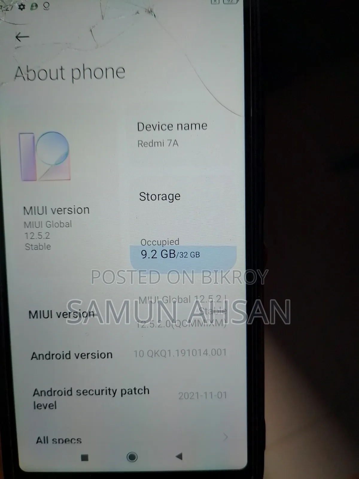 Xiaomi Redmi 7A 32 GB Black