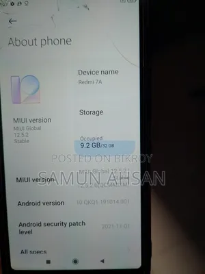 Xiaomi Redmi 7A 32 GB Black
