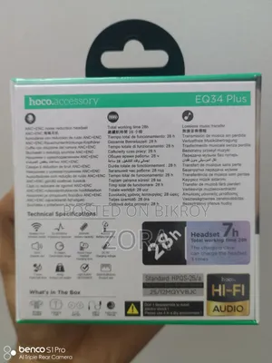 একেবারে ইনটেক Hoco Eq34 Plus (Anc+Enc) ইয়ারবাডস!