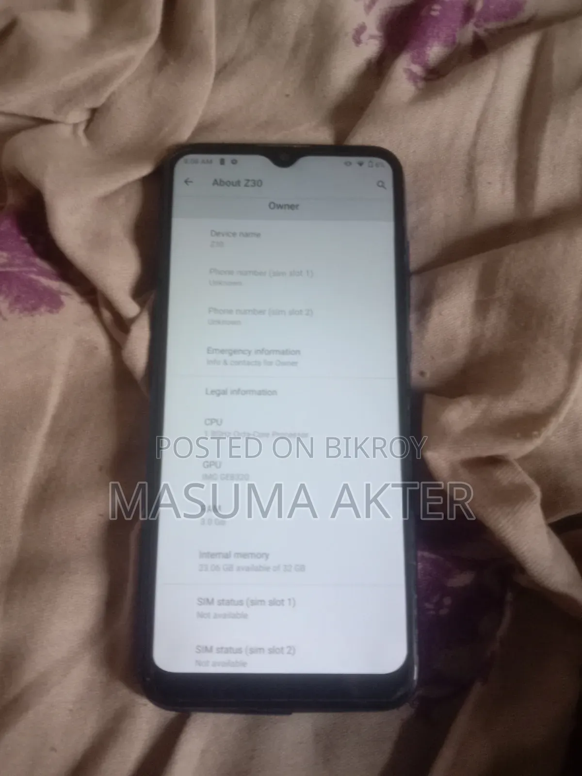 Symphony Z30 32 GB Blue