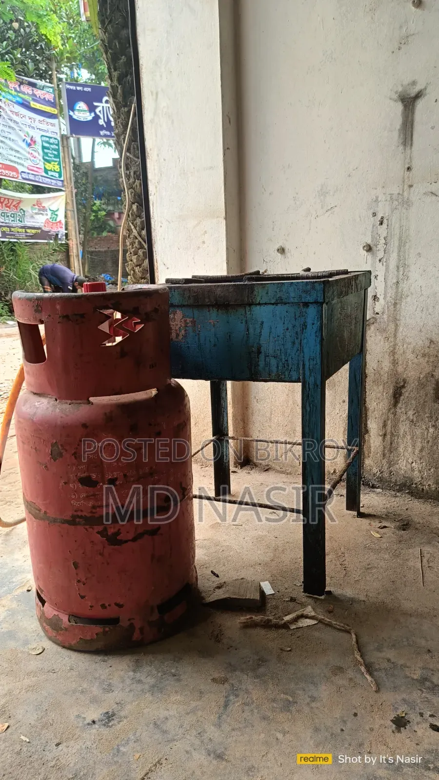 কমার্শিয়াল গ্যাস বার্নার ও সিলিন্ডার বিক্রয় – ভালো অবস্থায়