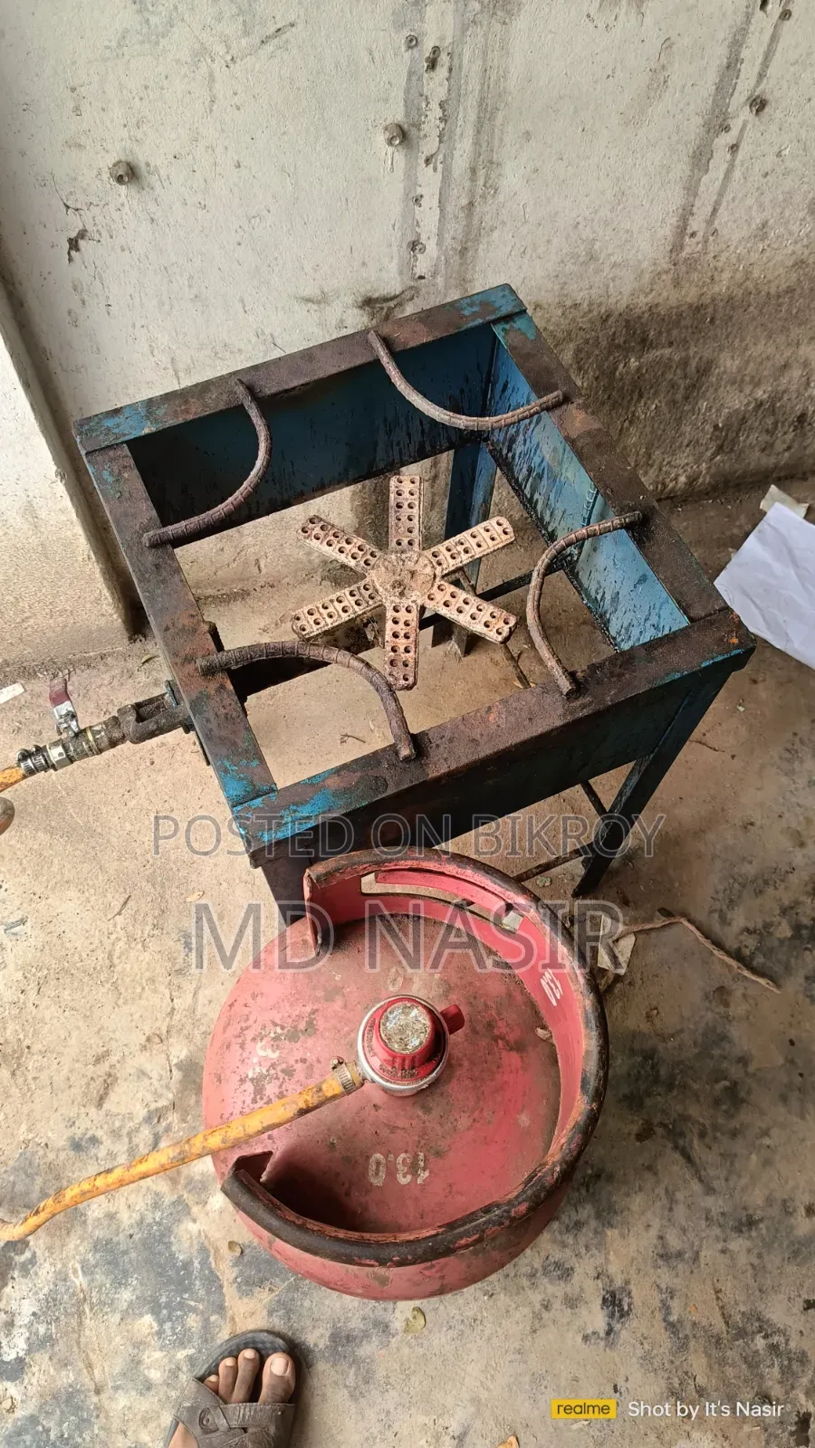 কমার্শিয়াল গ্যাস বার্নার ও সিলিন্ডার বিক্রয় – ভালো অবস্থায়