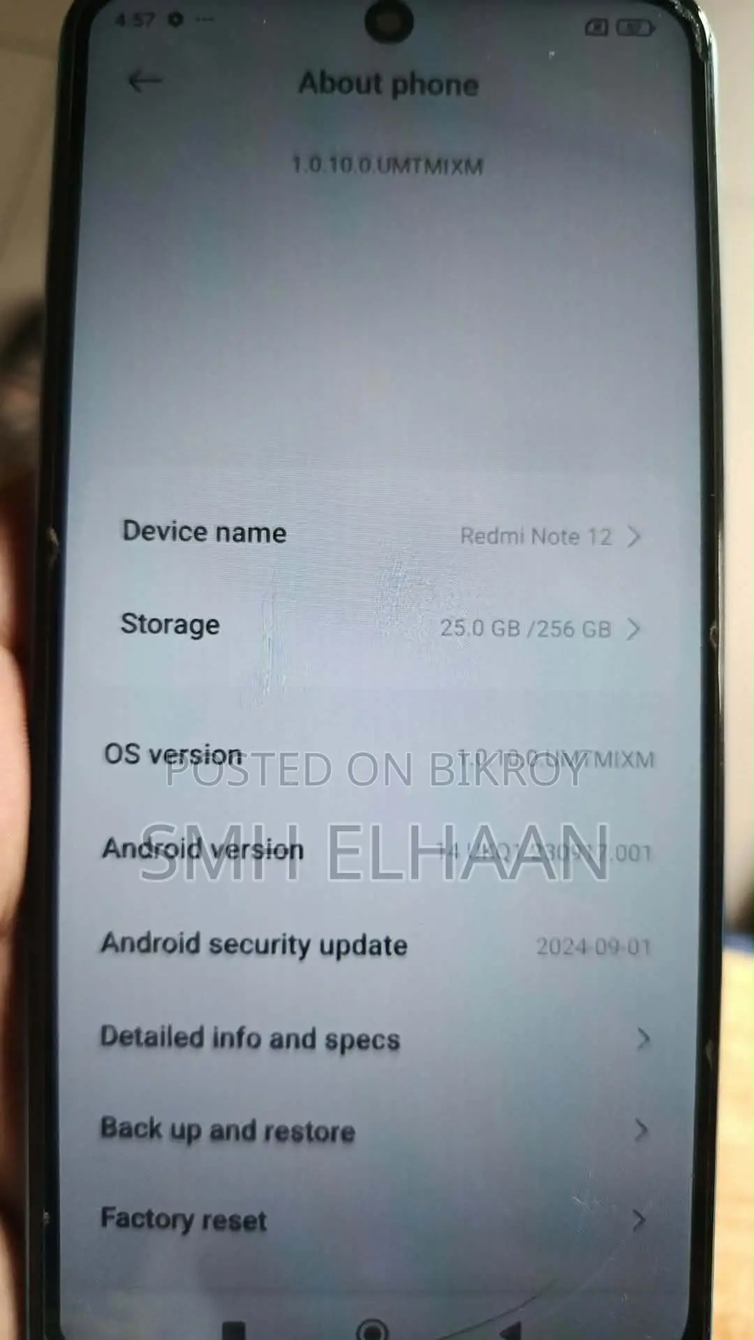 Xiaomi Redmi Note 12 (China) 256 GB Blue