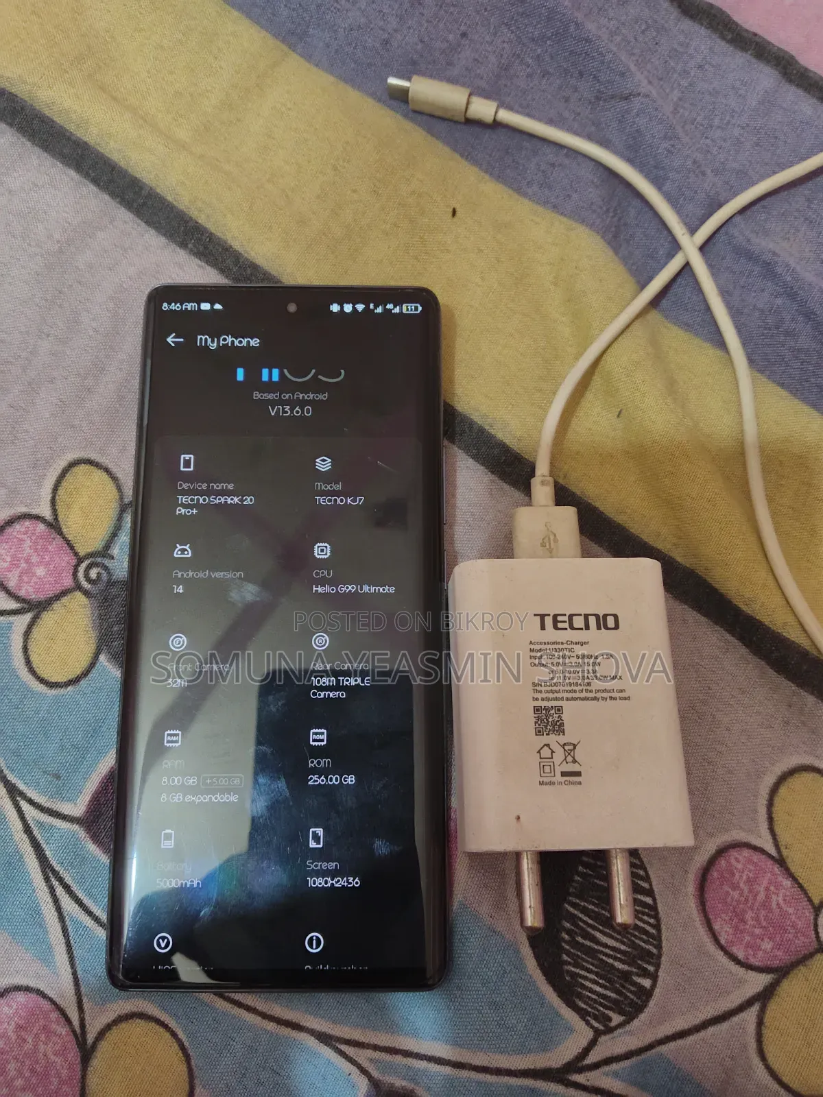 Tecno Spark 20 Pro Plus 256 GB Black