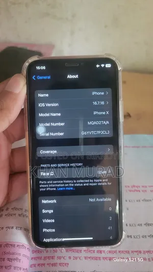 Apple iPhone X 64 GB Silver