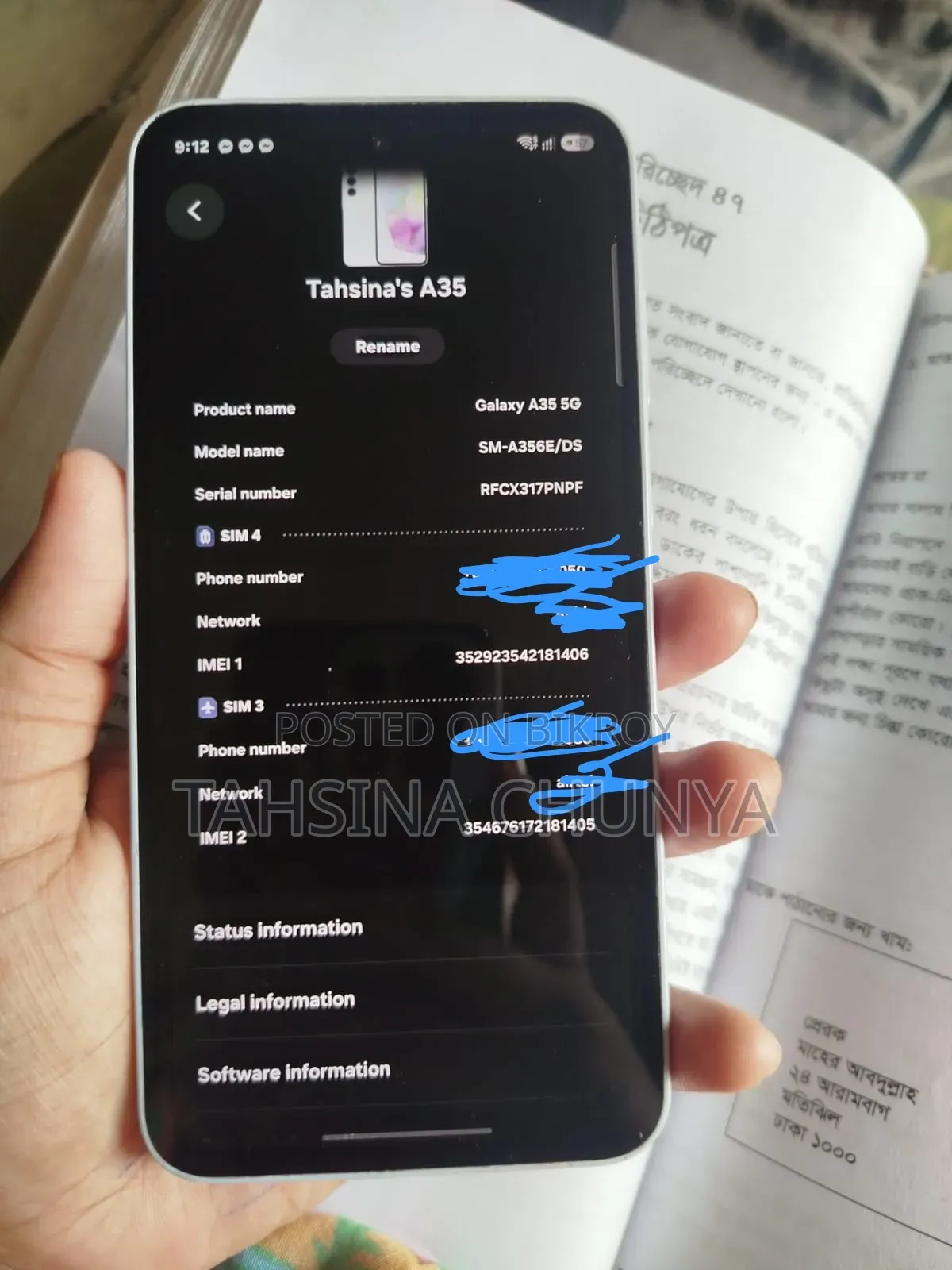Samsung Galaxy A35 128 GB White