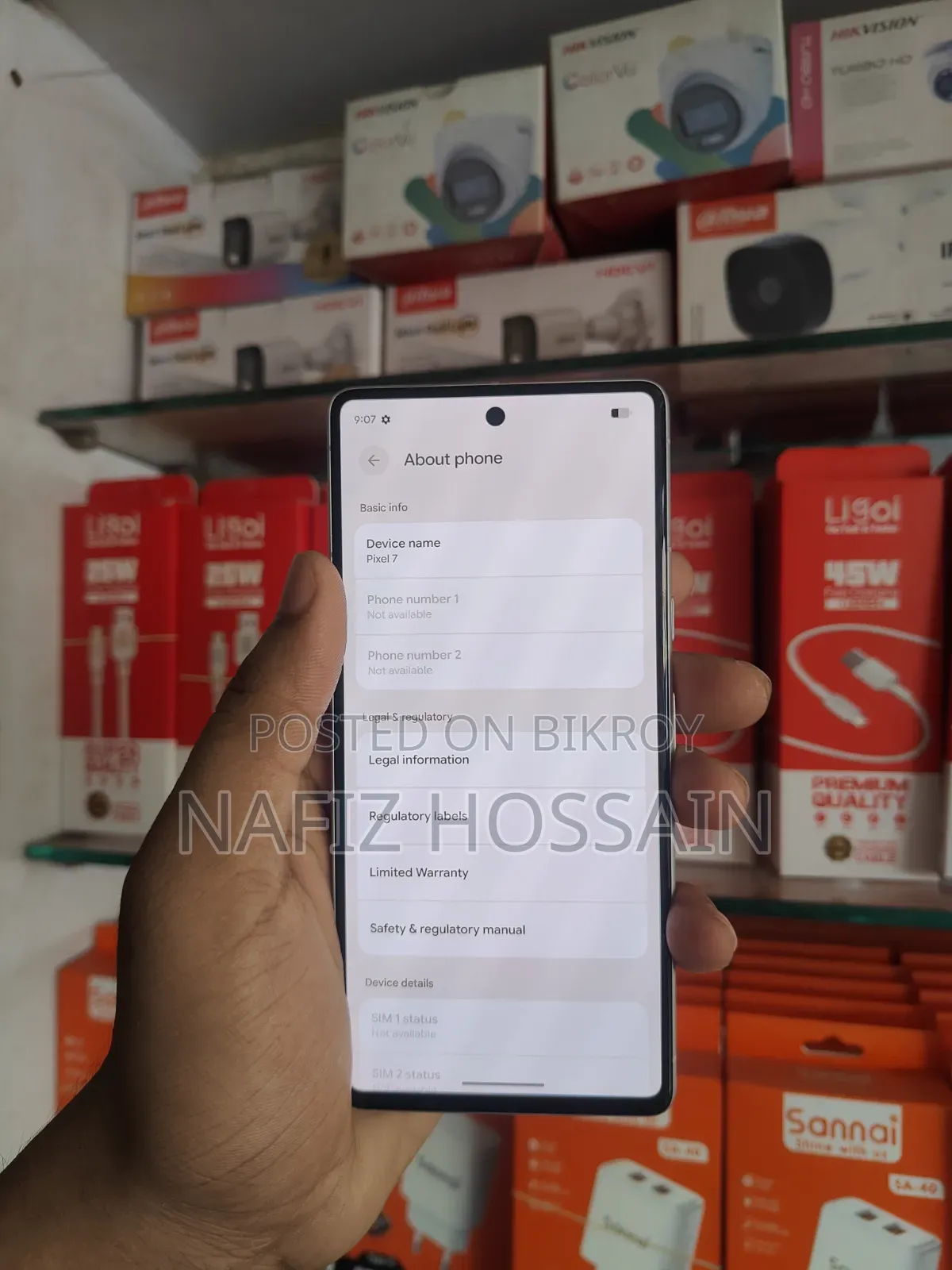 Google Pixel 7 128 GB White
