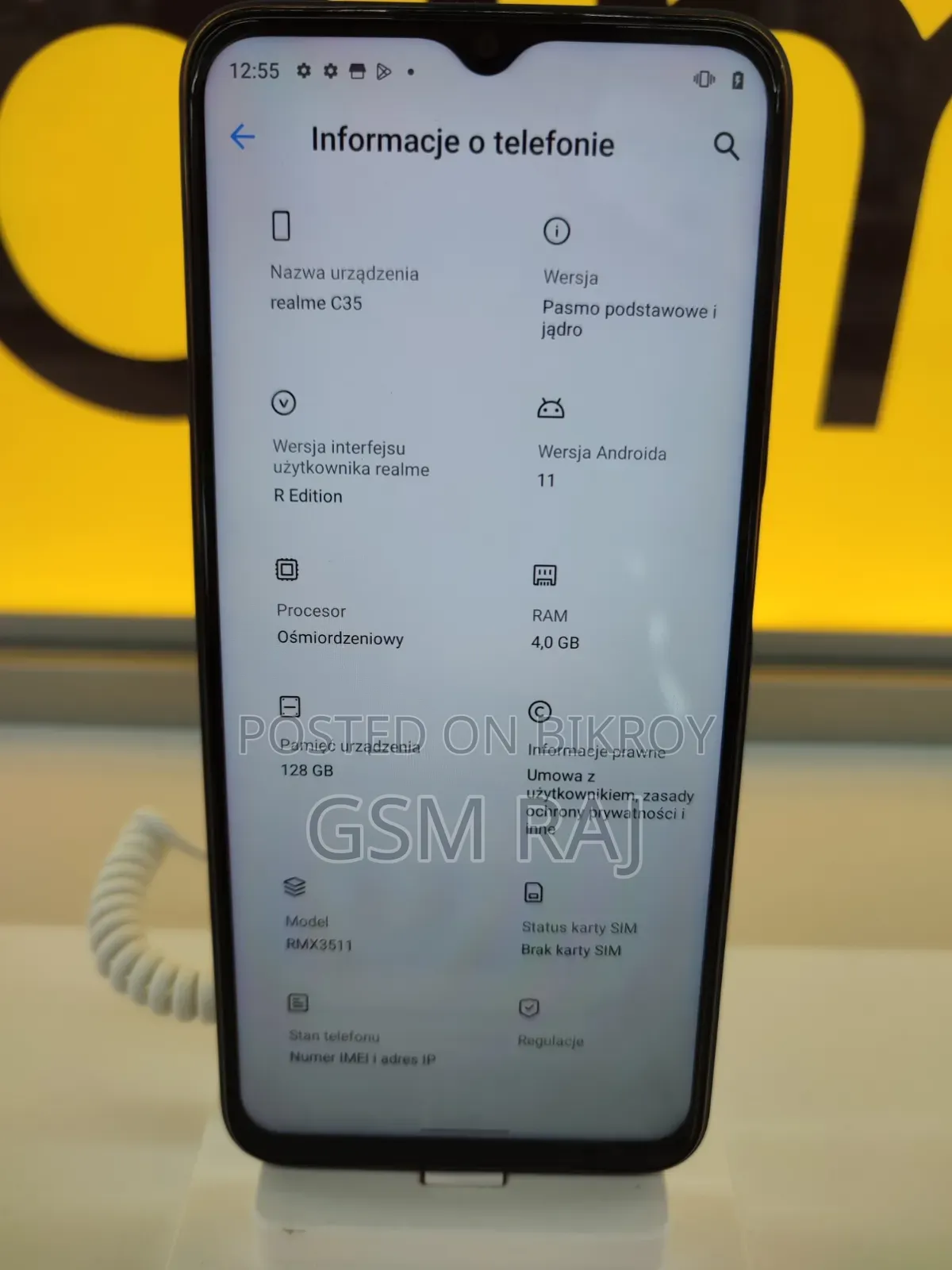 Realme C35 128 GB Black