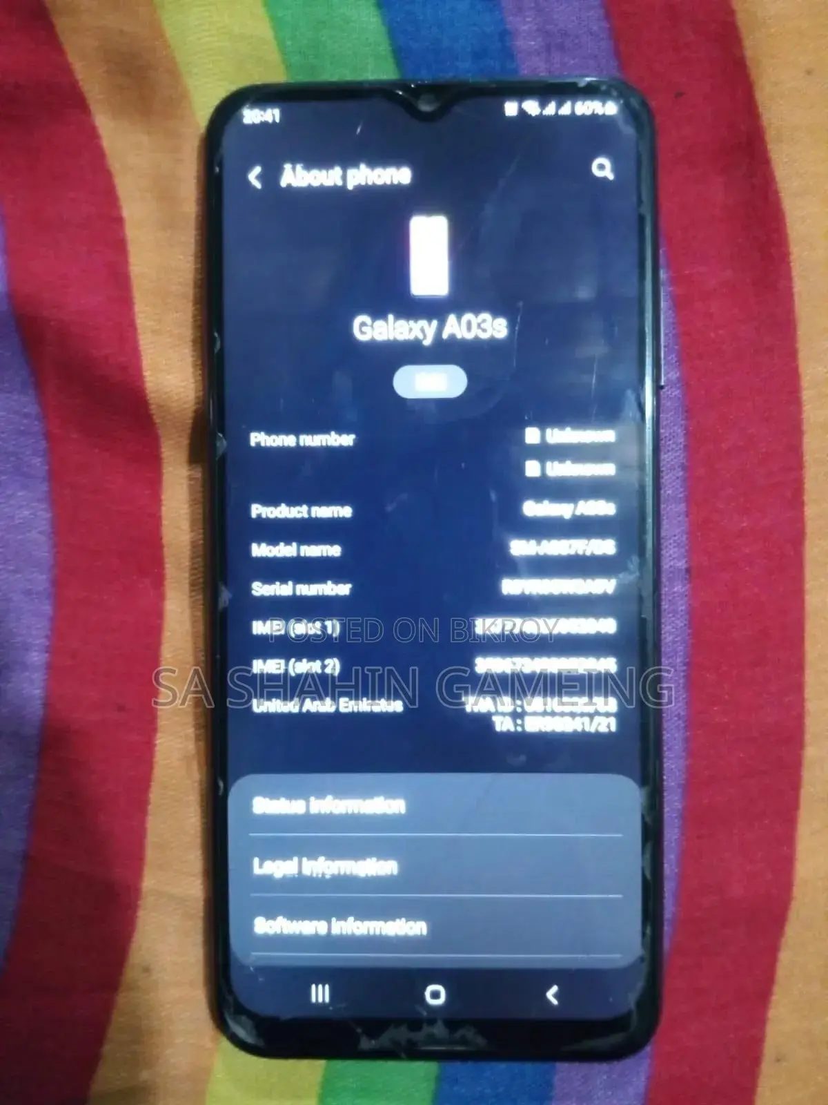Samsung Galaxy A03s 32 GB Black