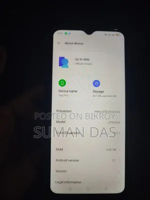 Oppo A16 64 GB Black